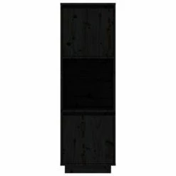 VidaXL Buffet Noir 38x35x117 cm Bois massif de pin -Buffets & bahuts Soldes image 3 814363