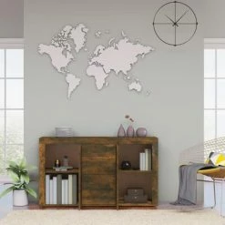 VidaXL Buffet Chêne fumé 120x36x69 cm Bois d'ingénierie 8 VidaXL Buffet Chêne fumé 120x36x69 cm Bois d'ingénierie -Buffets & bahuts Soldes image 3 815492