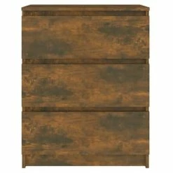 VidaXL Buffet Chêne fumé 60x35x76 cm Bois d'ingénierie -Buffets & bahuts Soldes image 3 815510