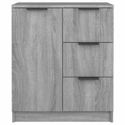 VidaXL Buffet Sonoma gris 60x30x70 cm Bois d'ingénierie -Buffets & bahuts Soldes image 3 816989