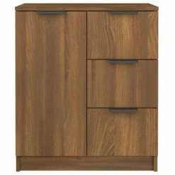 VidaXL Buffet Chêne marron 60x30x70 cm Bois d'ingénierie 8 VidaXL Buffet Chêne marron 60x30x70 cm Bois d'ingénierie -Buffets & bahuts Soldes image 3 816990