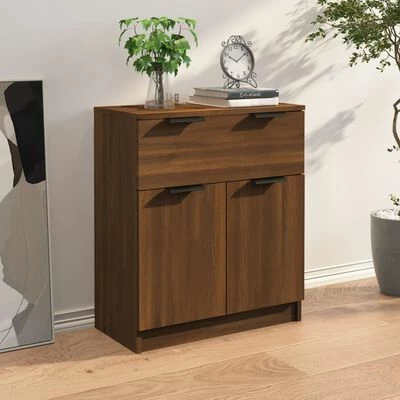 VidaXL Buffet Chêne marron 60x30x70 cm Bois d'ingénierie 3 VidaXL Buffet Chêne marron 60x30x70 cm Bois d'ingénierie – Image 3