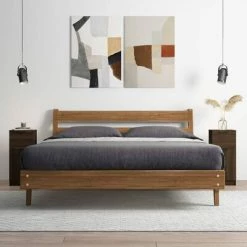 VidaXL Buffets 2 pcs Chêne marron 30x30x70 cm Bois d'ingénierie -Buffets & bahuts Soldes image 3 817005