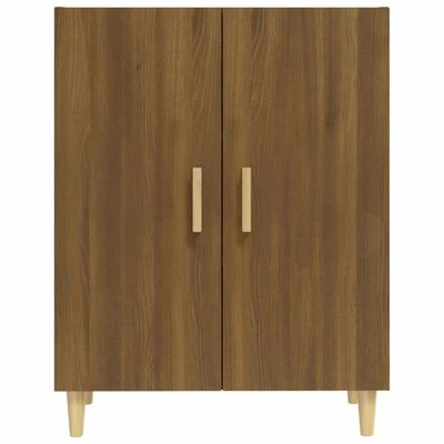 VidaXL Buffet Chêne marron 70x34x90 cm Bois d'ingénierie 3 VidaXL Buffet Chêne marron 70x34x90 cm Bois d'ingénierie – Image 3