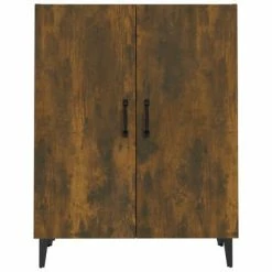 VidaXL Buffet Chêne fumé 70x34x90 cm Bois d'ingénierie -Buffets & bahuts Soldes image 3 817330