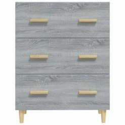 VidaXL Buffet Sonoma gris 70x34x90 cm Bois d'ingénierie -Buffets & bahuts Soldes image 3 817346