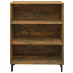 VidaXL Buffet Chêne fumé 69,5x32,5x90 cm Bois d'ingénierie -Buffets & bahuts Soldes image 3 817378