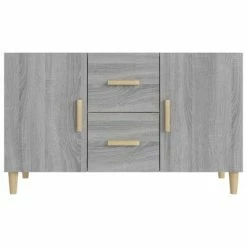 VidaXL Buffet Sonoma gris 100x36x60 cm Bois d'ingénierie -Buffets & bahuts Soldes image 3 817466