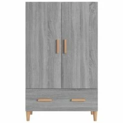 VidaXL Buffet Sonoma gris 70x31x115 cm Bois d'ingénierie -Buffets & bahuts Soldes image 3 817472
