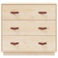 VidaXL Buffet 80x40x75 cm Bois massif de pin -Buffets & bahuts Soldes image 3 820107
