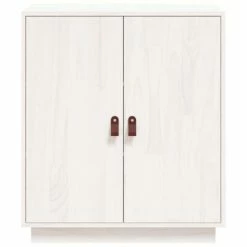 VidaXL Buffet Blanc 65,5x40x75 cm Bois massif de pin -Buffets & bahuts Soldes image 3 820118