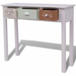 VidaXL Table console en style français Bois -Buffets & bahuts Soldes image 4 242880
