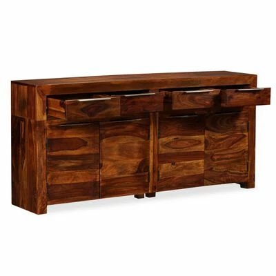 VidaXL Buffet Bois massif de Sesham 160 x 35 x 75 cm 4 VidaXL Buffet Bois massif de Sesham 160 x 35 x 75 cm – Image 4