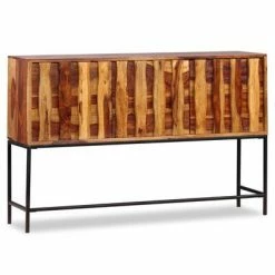 VidaXL Buffet Bois massif de Sesham 120 x 30 x 80 cm -Buffets & bahuts Soldes image 4 244345