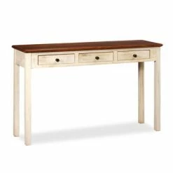 VidaXL Table console Bois de manguier Sesham massif 120x30x76 cm -Buffets & bahuts Soldes image 4 245155