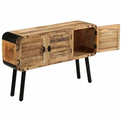 VidaXL Buffet Bois de manguier massif 120 x 30 x 76 cm 4 VidaXL Buffet Bois de manguier massif 120 x 30 x 76 cm – Image 4