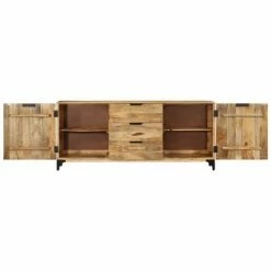 VidaXL Buffet Bois de manguier massif 180x40x78 cm -Buffets & bahuts Soldes image 4 246148