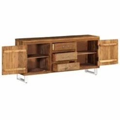 VidaXL Buffet Bois de récupération solide 160 x 40 x 76 cm -Buffets & bahuts Soldes image 4 246415