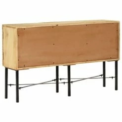 VidaXL Buffet Bois de manguier massif 118 x 30 x 70 cm -Buffets & bahuts Soldes image 4 246975