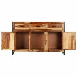 VidaXL Buffet 120x35x75 cm Bois massif -Buffets & bahuts Soldes image 4 247447
