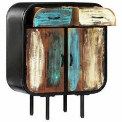 VidaXL Buffet 60 x 30 x 75 cm Bois de récupération massif 9 VidaXL Buffet 60 x 30 x 75 cm Bois de récupération massif -Buffets & bahuts Soldes image 4 247919