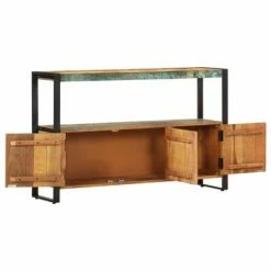 VidaXL Buffet 120x30x75 cm Bois de récupération solide -Buffets & bahuts Soldes image 4 247922