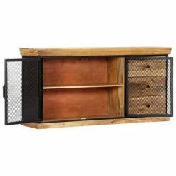 VidaXL Buffet 150x40x75 cm Bois de manguier solide -Buffets & bahuts Soldes image 4 248101