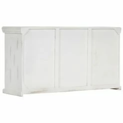 VidaXL Buffet Blanc 140 x 40 x 74 cm Bois de manguier massif -Buffets & bahuts Soldes image 4 249870