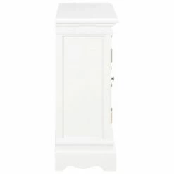 VidaXL Buffet Blanc 70 x 28 x 70 cm Bois de pin massif -Buffets & bahuts Soldes image 4 280027