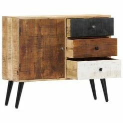 VidaXL Buffet 88 x 30 x 73 cm Bois de manguier massif -Buffets & bahuts Soldes image 4 282876