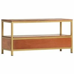 VidaXL Buffet 90x30x45 cm Bois d'acacia massif -Buffets & bahuts Soldes image 4 286176