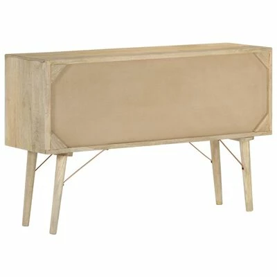VidaXL Buffet 118x35x75 cm Bois de manguier massif 4 VidaXL Buffet 118x35x75 cm Bois de manguier massif – Image 4