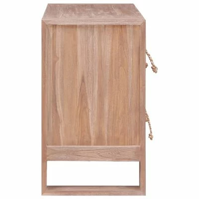 VidaXL Buffet 80x35x60 cm Bois de teck massif 4 VidaXL Buffet 80x35x60 cm Bois de teck massif – Image 4