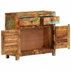 VidaXL Buffet 70x30x68 cm Bois de récupération solide -Buffets & bahuts Soldes image 4 288090