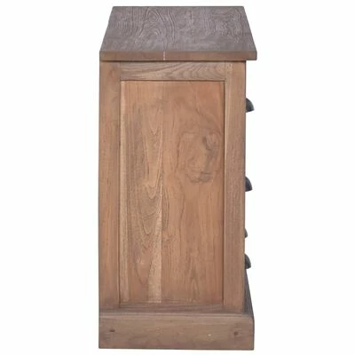 VidaXL Buffet 90x30x58 cm Bois de teck massif 4 VidaXL Buffet 90x30x58 cm Bois de teck massif – Image 4