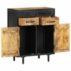 VidaXL Buffet 60x30x75 cm Bois de manguier brut -Buffets & bahuts Soldes image 4 288468
