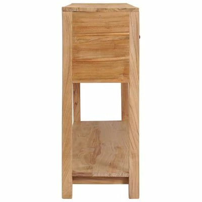 VidaXL Buffet 140x30x75 cm Bois de teck massif 4 VidaXL Buffet 140x30x75 cm Bois de teck massif – Image 4