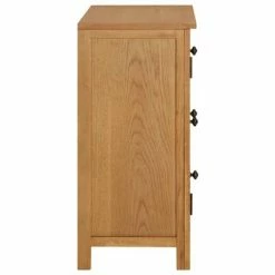 VidaXL Armoire 70x35x75 cm Bois de chêne massif -Buffets & bahuts Soldes image 4 289188