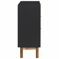 VidaXL Buffet 90x33,5x80 cm Bois d'acacia solide et MDF -Buffets & bahuts Soldes image 4 289906