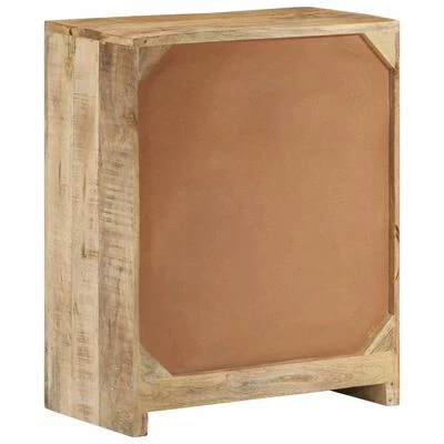 VidaXL Buffet 59x33x75 cm Bois de manguier brut 4 VidaXL Buffet 59x33x75 cm Bois de manguier brut – Image 4