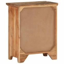 VidaXL Buffet 60x33x75 cm Bois d'acacia solide et bois de récupération -Buffets & bahuts Soldes image 4 320382