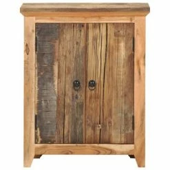 VidaXL Buffet 60x33x75 cm Bois d'acacia solide et bois de récupération -Buffets & bahuts Soldes image 4 320383