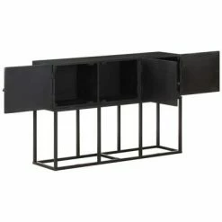 VidaXL Buffet 115x30x76 cm Bois massif de manguier -Buffets & bahuts Soldes image 4 323579