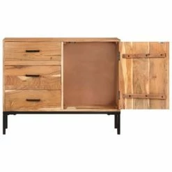 VidaXL Buffet 88x30x73 cm Bois d'acacia massif -Buffets & bahuts Soldes image 4 329247