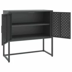 VidaXL Buffet Anthracite 75x35x75 cm Acier 9 VidaXL Buffet Anthracite 75x35x75 cm Acier -Buffets & bahuts Soldes image 4 335873