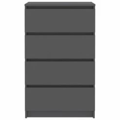 VidaXL Buffet Gris 60x35x98,5 cm Bois d'ingénierie -Buffets & bahuts Soldes image 4 800533