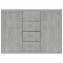 VidaXL Buffet Gris béton 88x30x65 cm Aggloméré -Buffets & bahuts Soldes image 4 800688