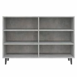 VidaXL Buffet Gris béton 103,5x35x70 cm Aggloméré -Buffets & bahuts Soldes image 4 806044