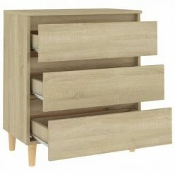 VidaXL Buffet Chêne sonoma 60x35x69 cm Aggloméré -Buffets & bahuts Soldes image 4 806088