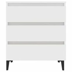 VidaXL Buffet Blanc 60x35x69 cm Aggloméré -Buffets & bahuts Soldes image 4 806094